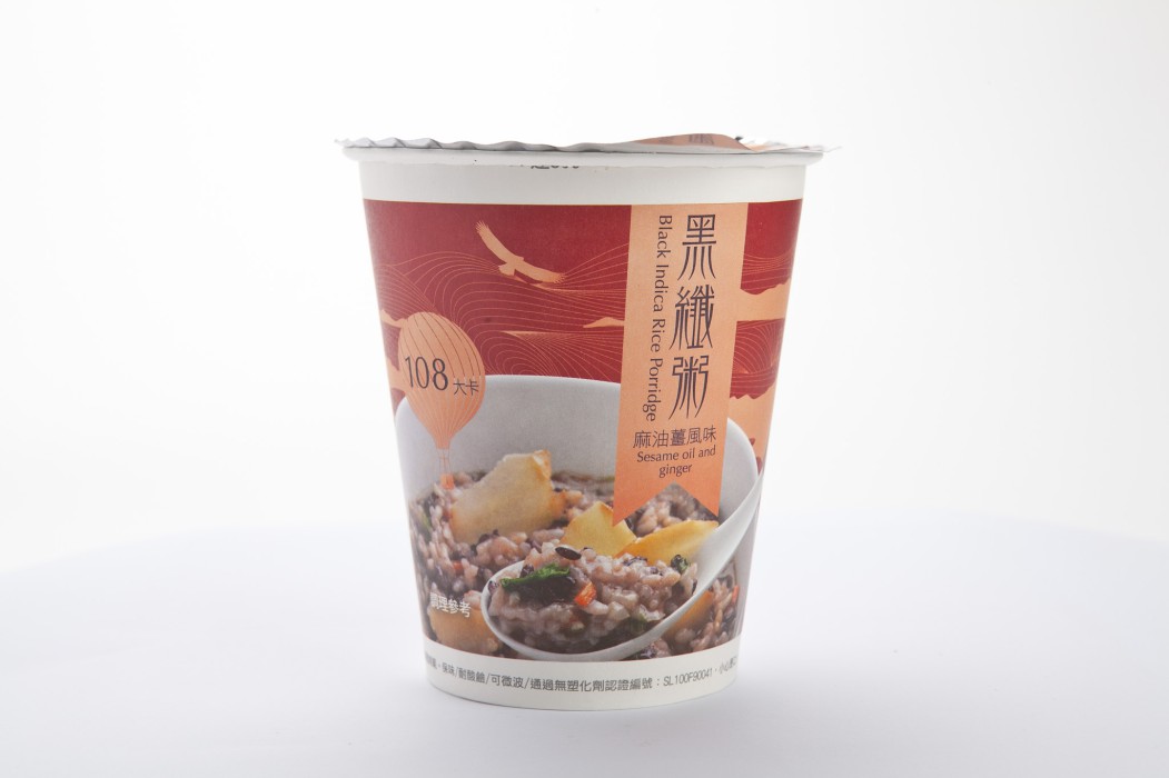 黑纖粥-麻油薑風味