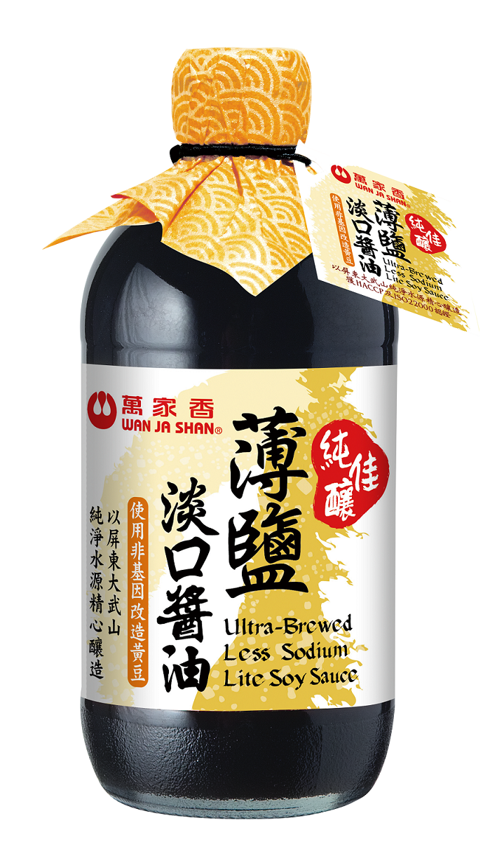 萬家香純佳釀薄鹽淡口醬油