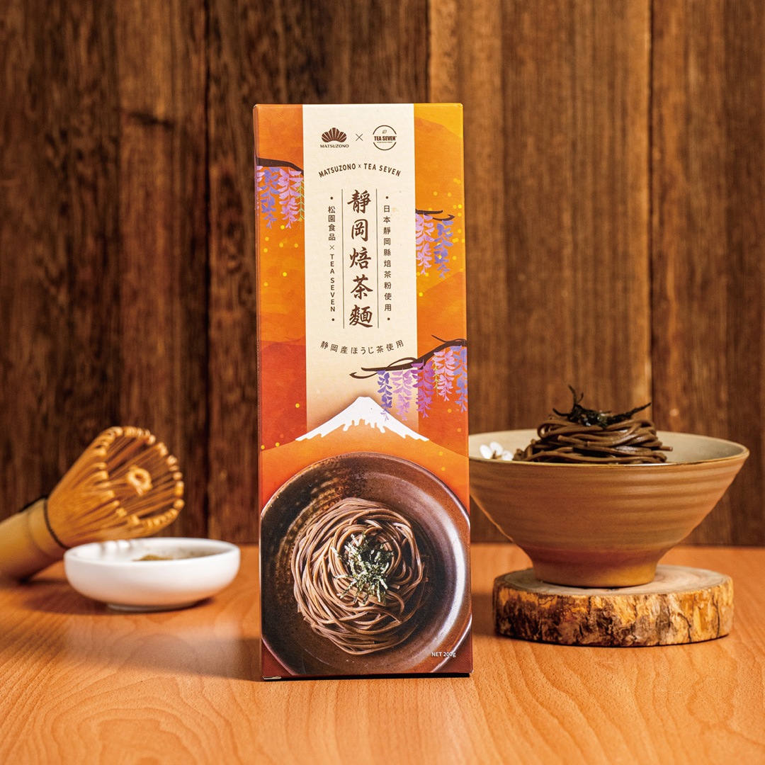 松園食品 x TEA SEVEN 靜岡焙茶麵(2入)