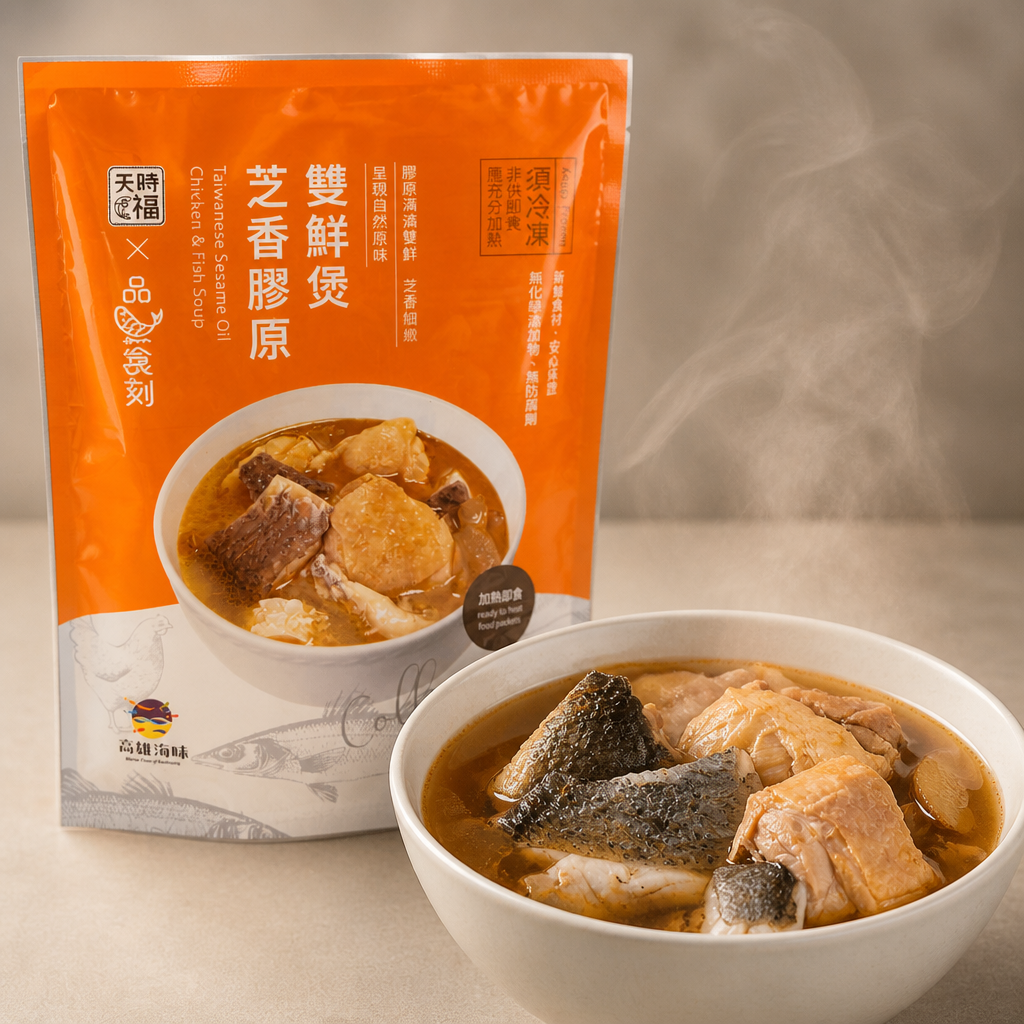 芝香膠原雙鮮煲